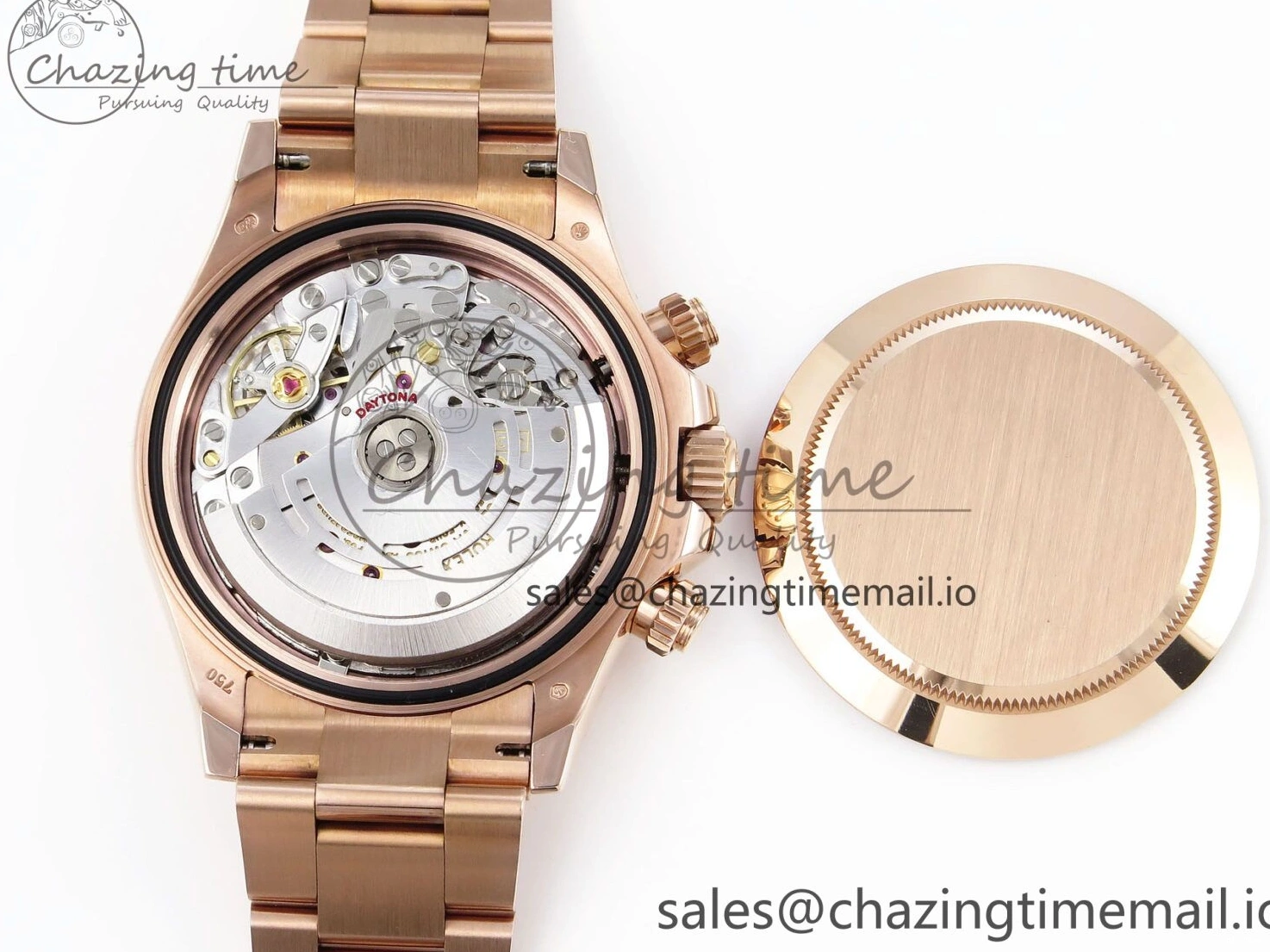 MiroTime 0302 Daytona 116505 KING 1:1 Best Edition Chocolate Dial on RG Bracelet SH OdorResistant 1932